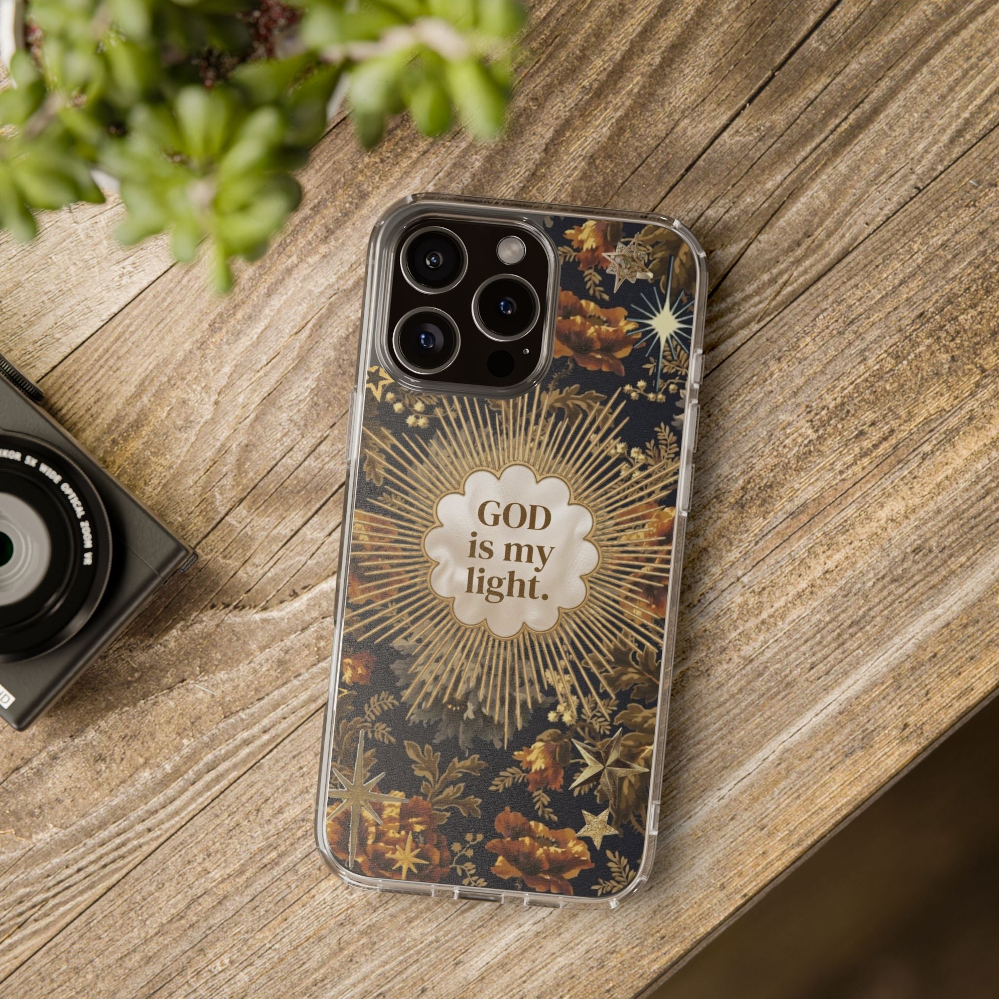 God Is My Light Phone Case