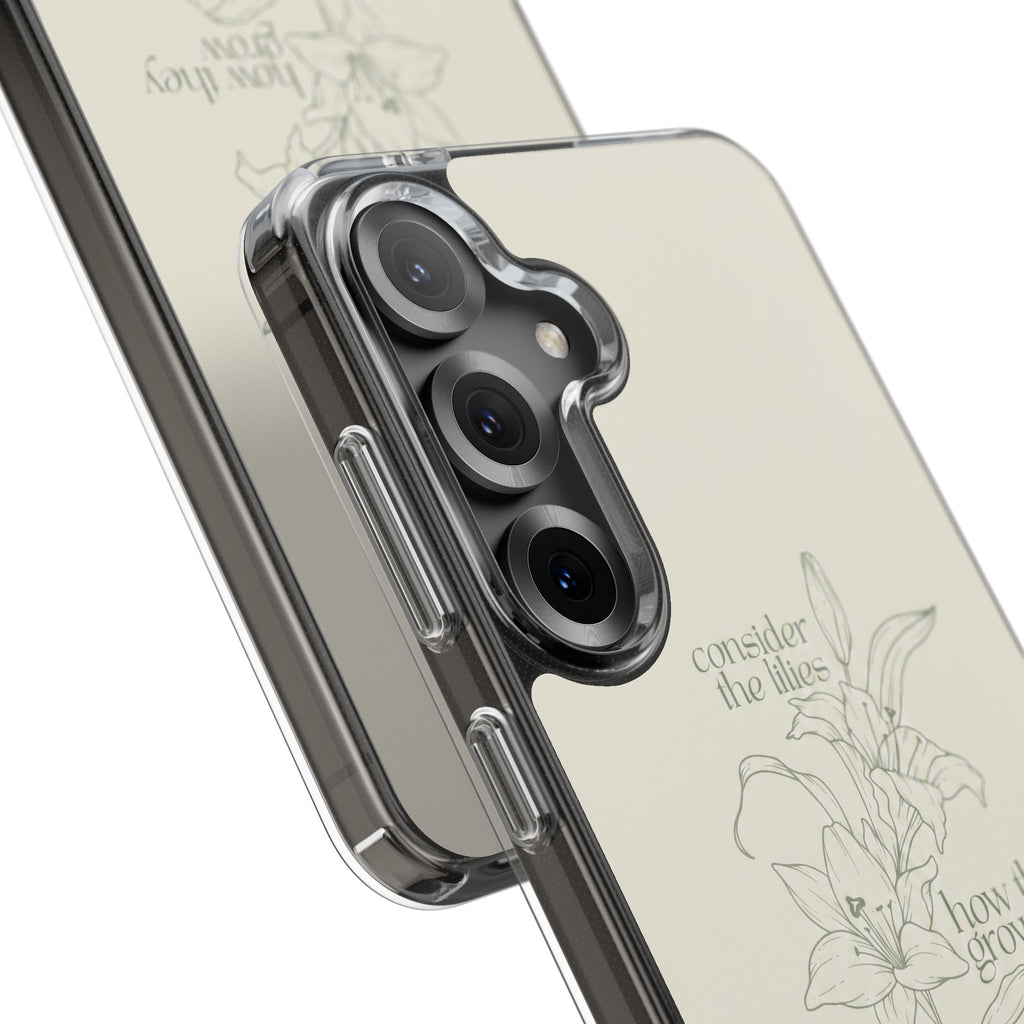 Consider The Lillies Phone Case