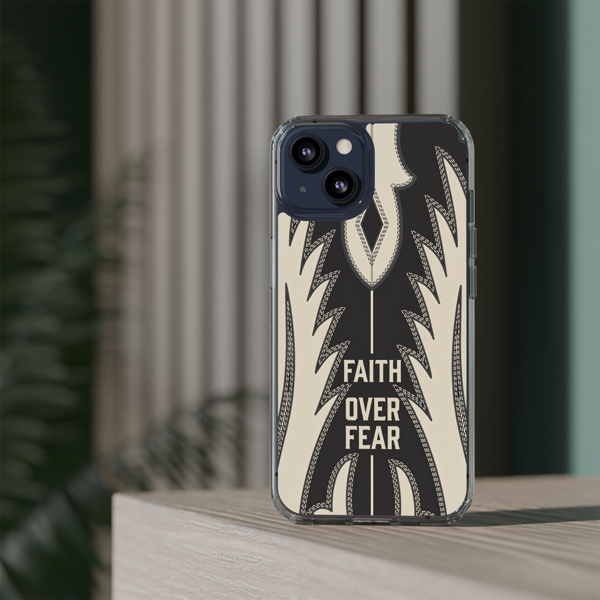 Faith Over Fear Boot Phone Case