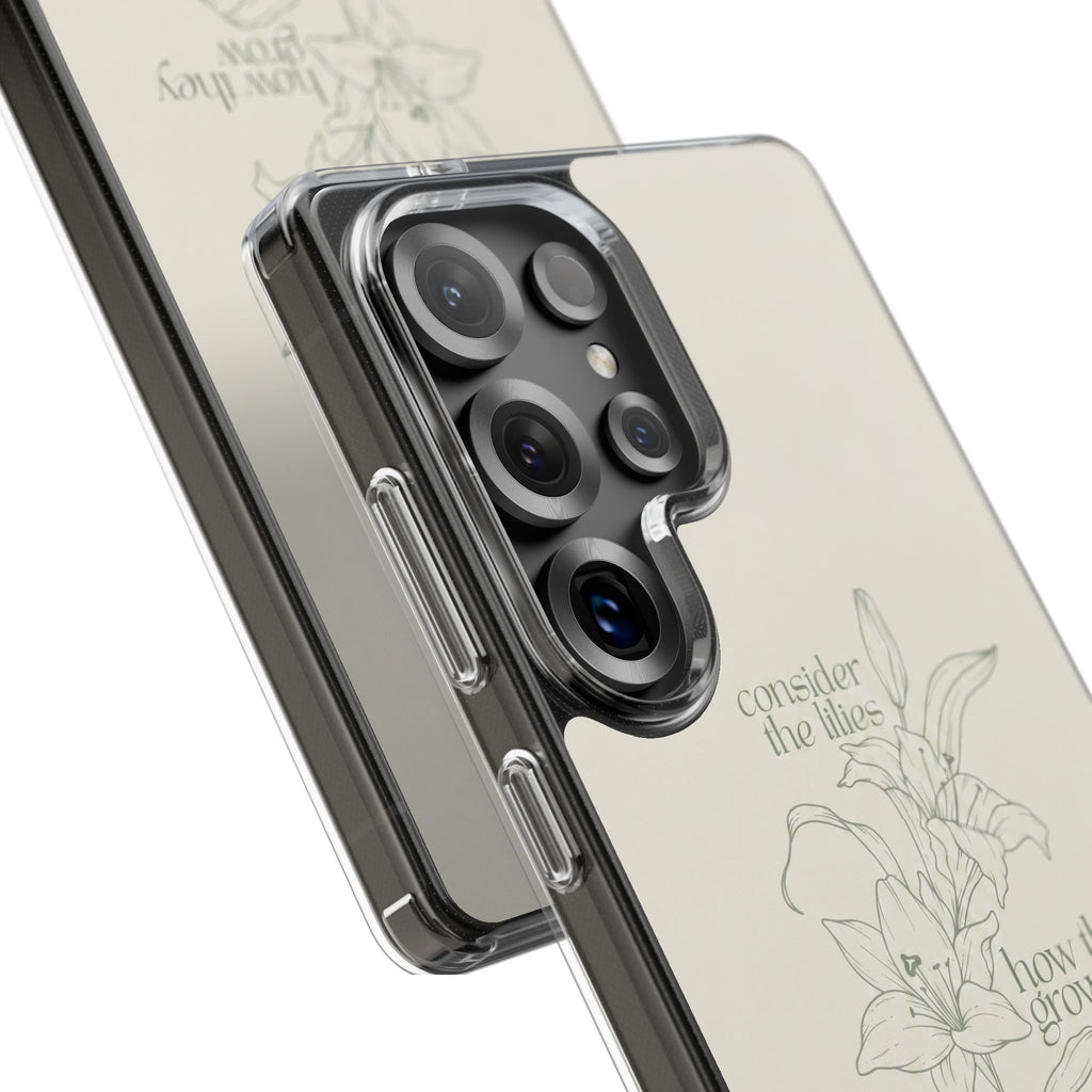 Consider The Lillies Phone Case