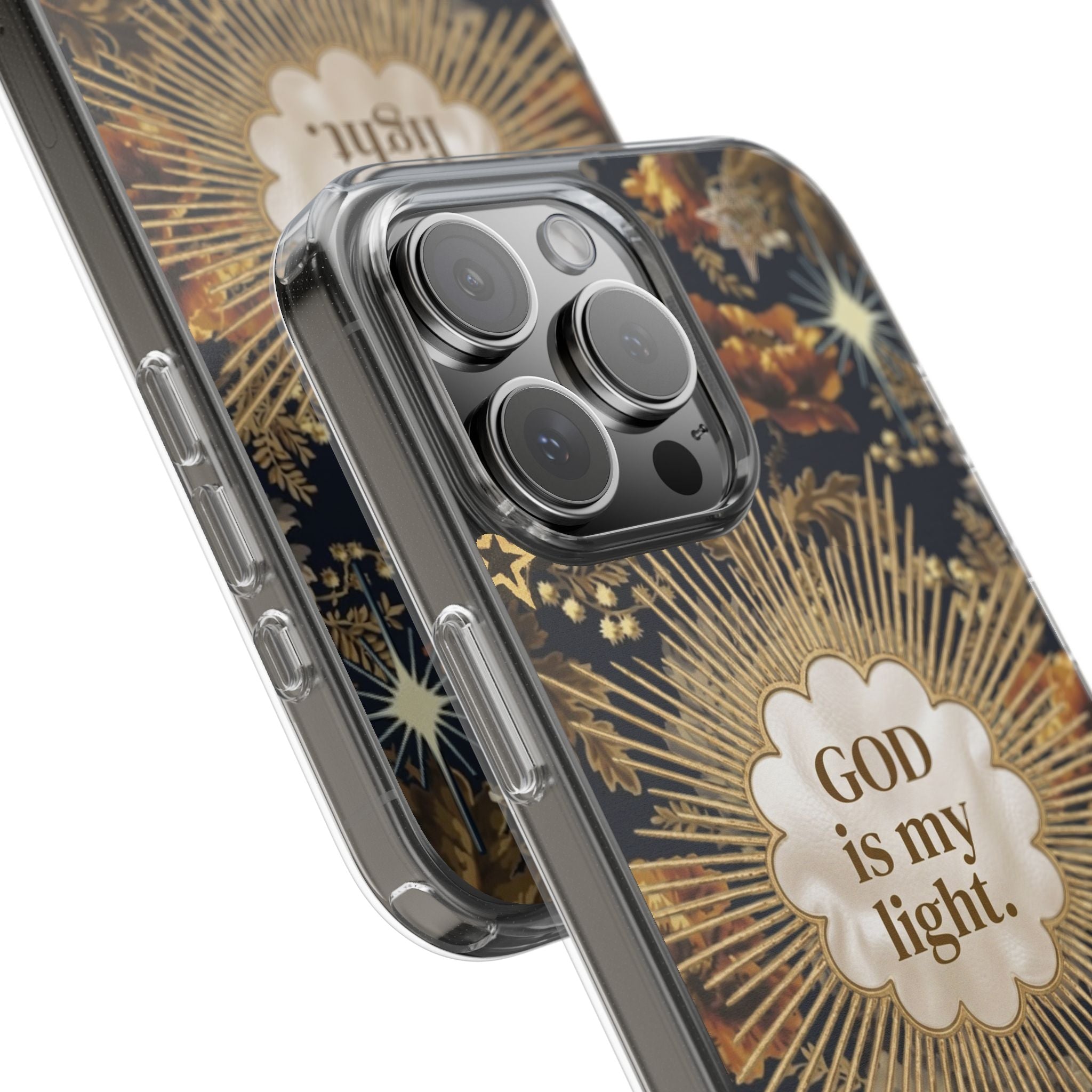 God Is My Light Phone Case
