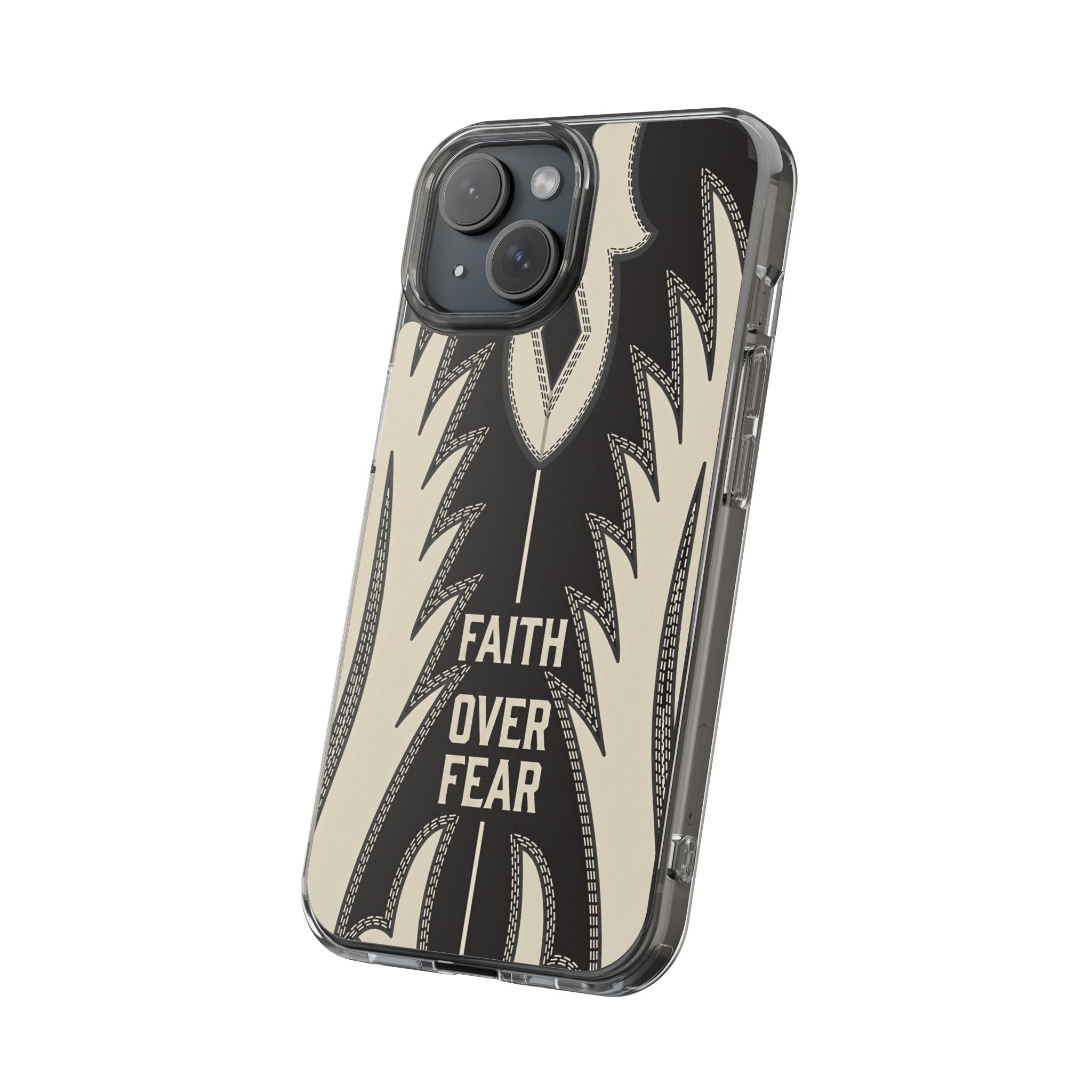 Faith Over Fear Boot Phone Case