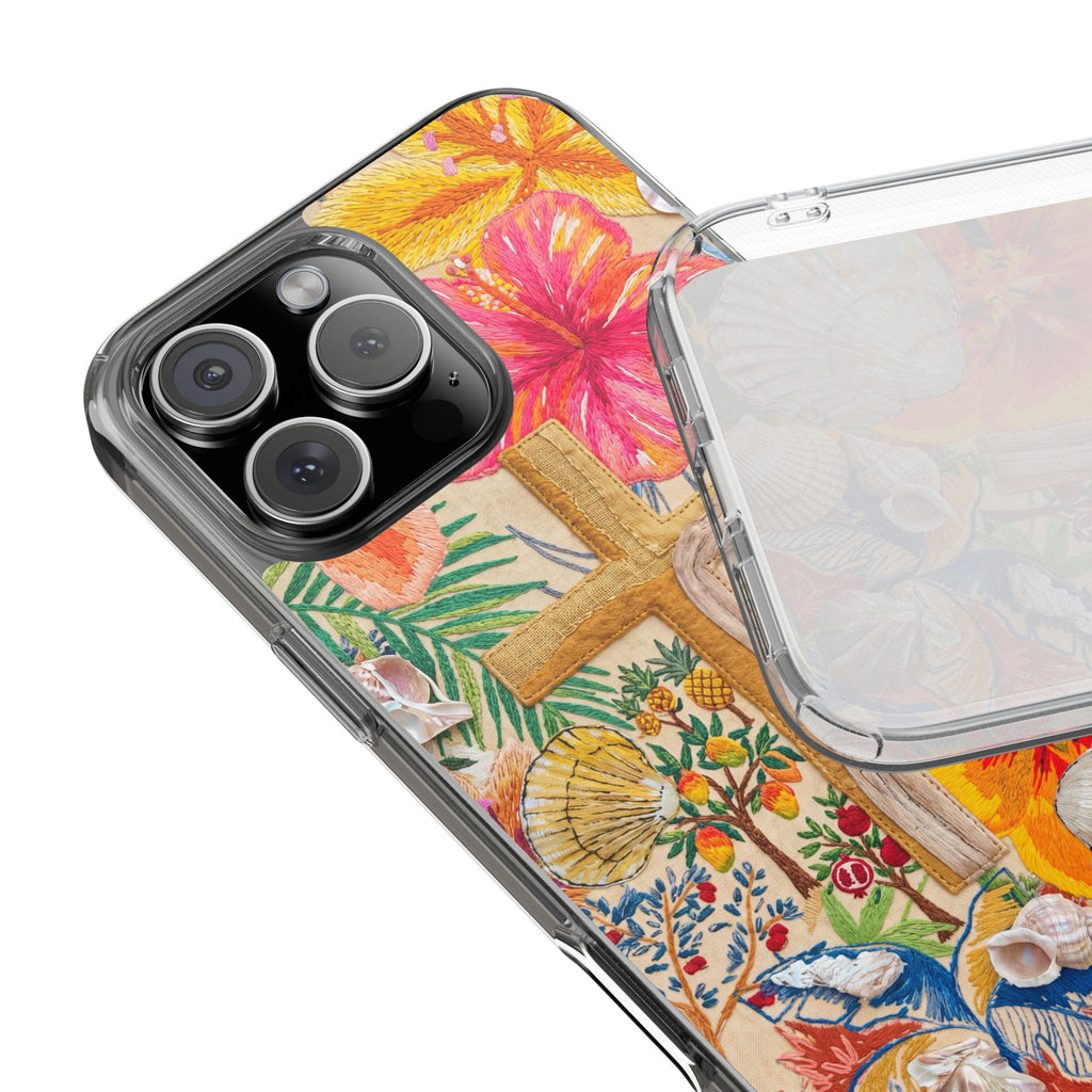 Floral Cross Beach Phone Case