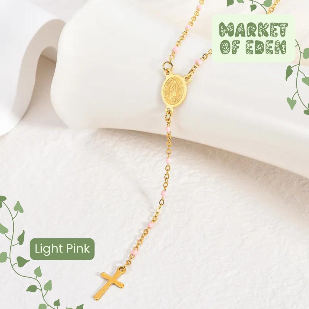 Mini Rosary Necklace