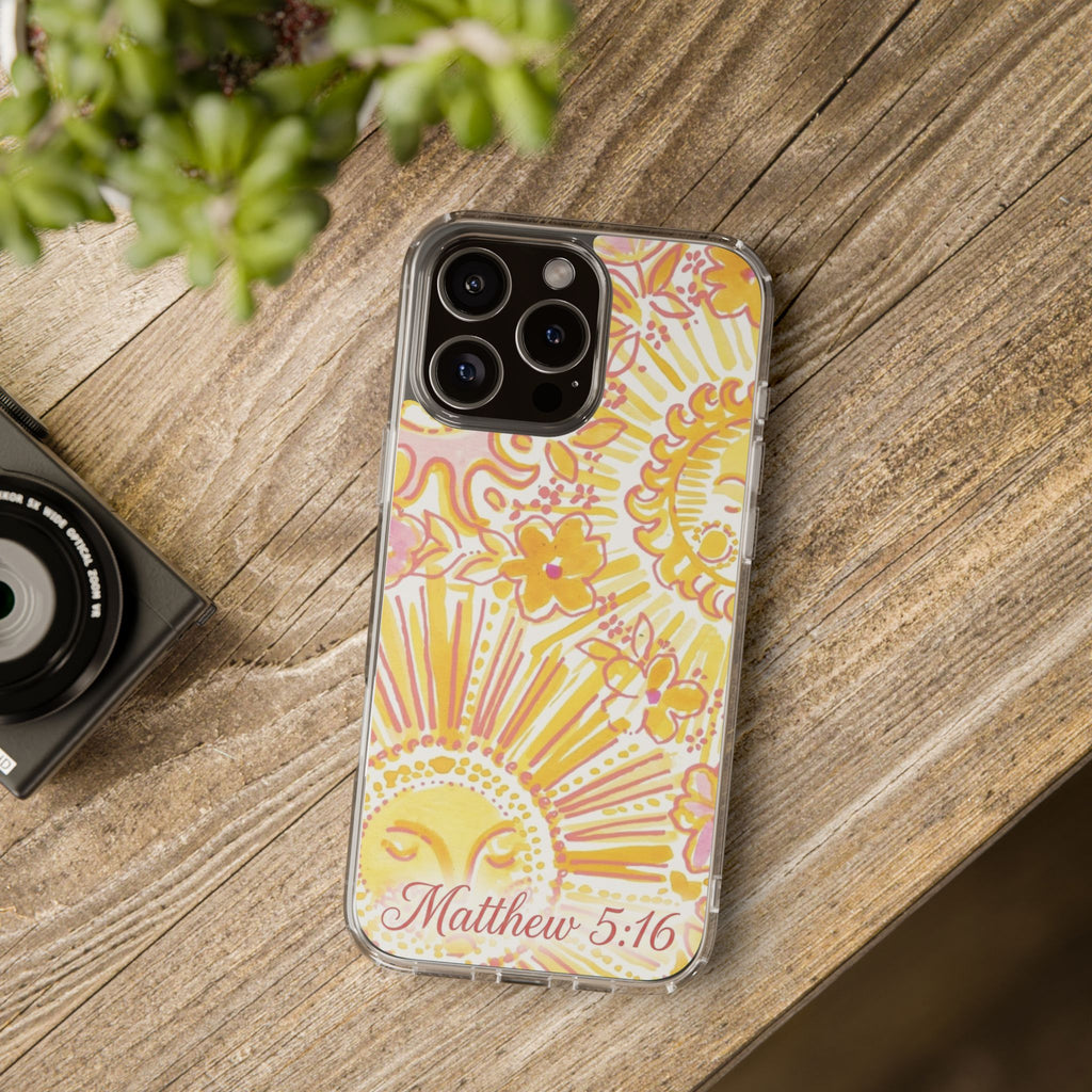 Matthew 5:16 Sunshine Phone Case
