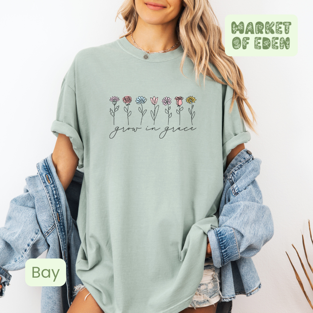 Grow in grace Short Sleeve Tee