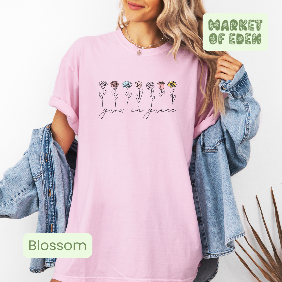 Grow in grace Short Sleeve Tee