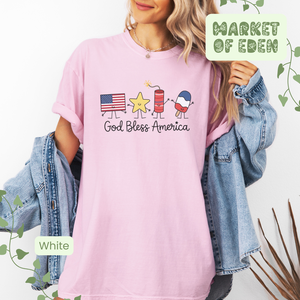 God Bless America Short Sleeve Tee