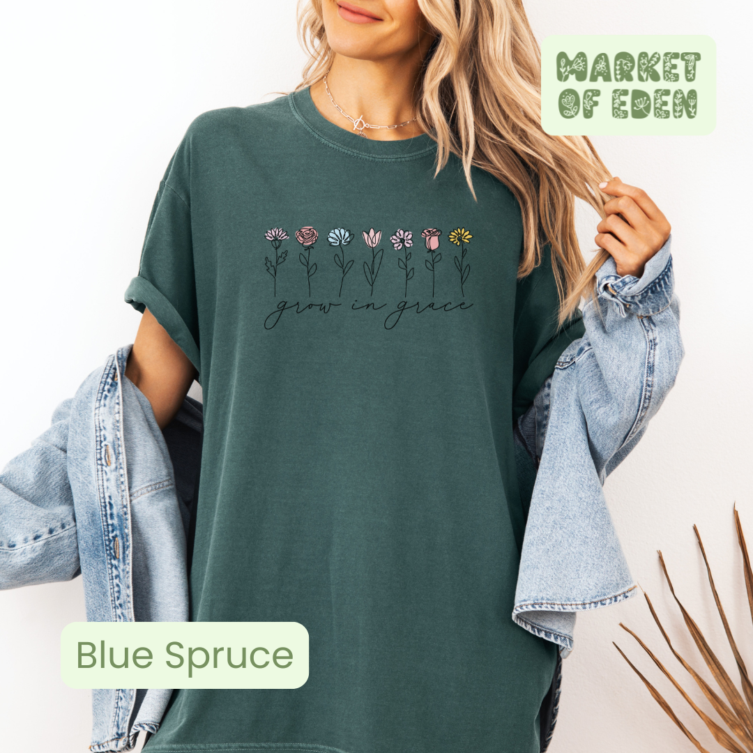 Grow in grace Short Sleeve Tee