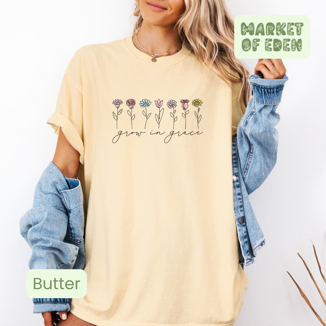 Grow in grace Short Sleeve Tee