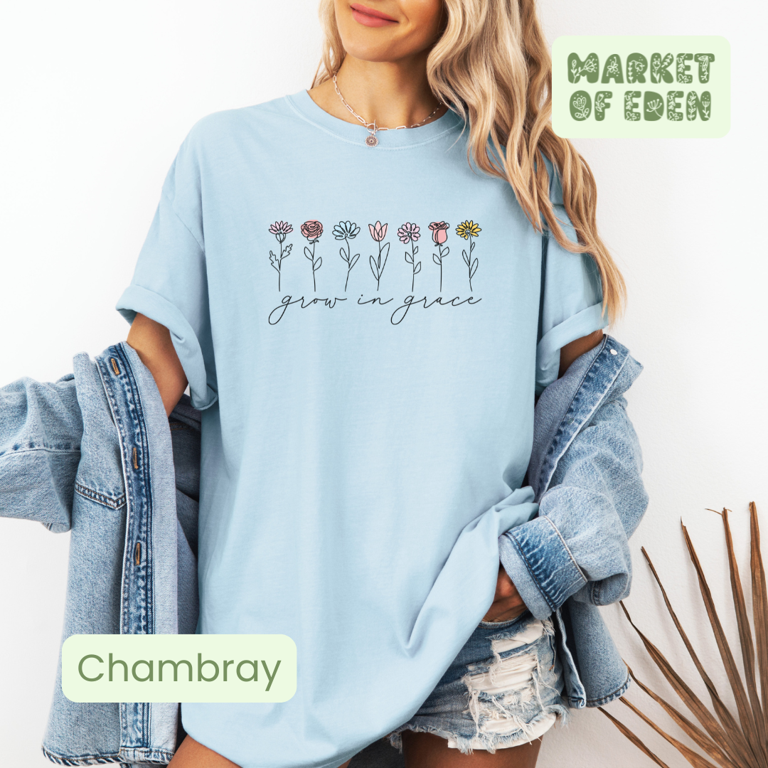 Grow in grace Short Sleeve Tee