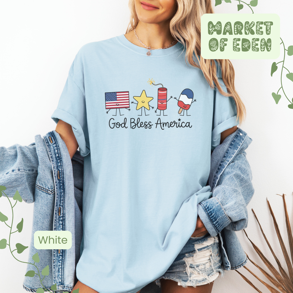 God Bless America Short Sleeve Tee