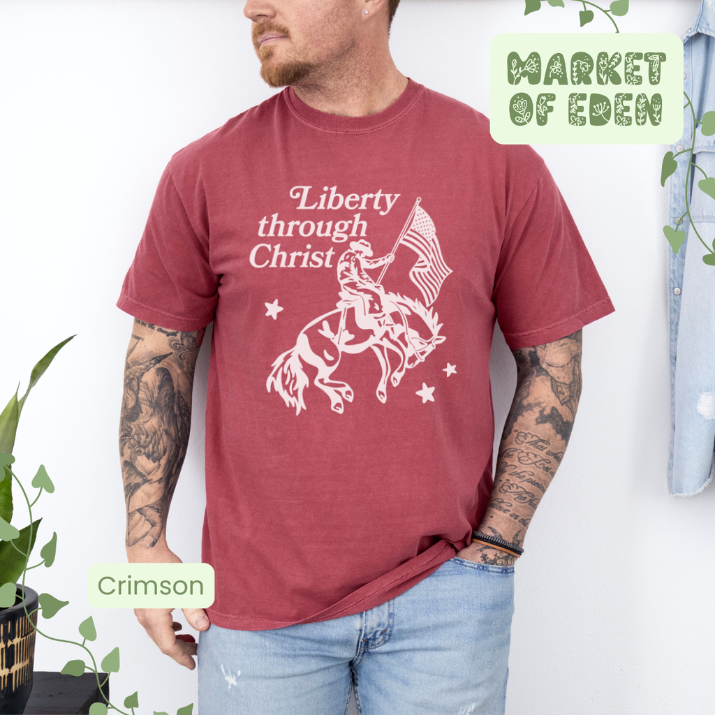 Liberty Through Christ Short Sleeve Tee