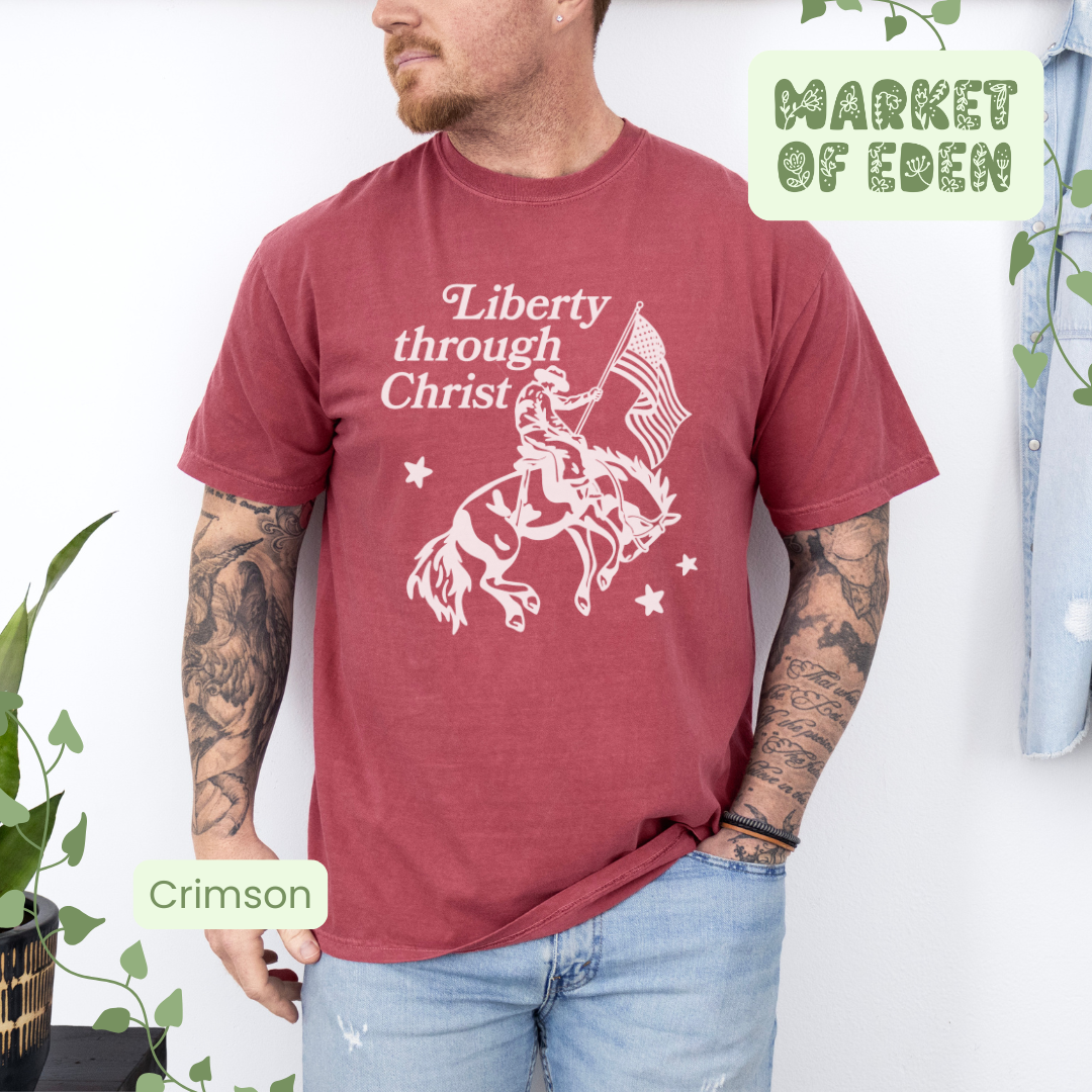 Liberty Through Christ Short Sleeve Tee
