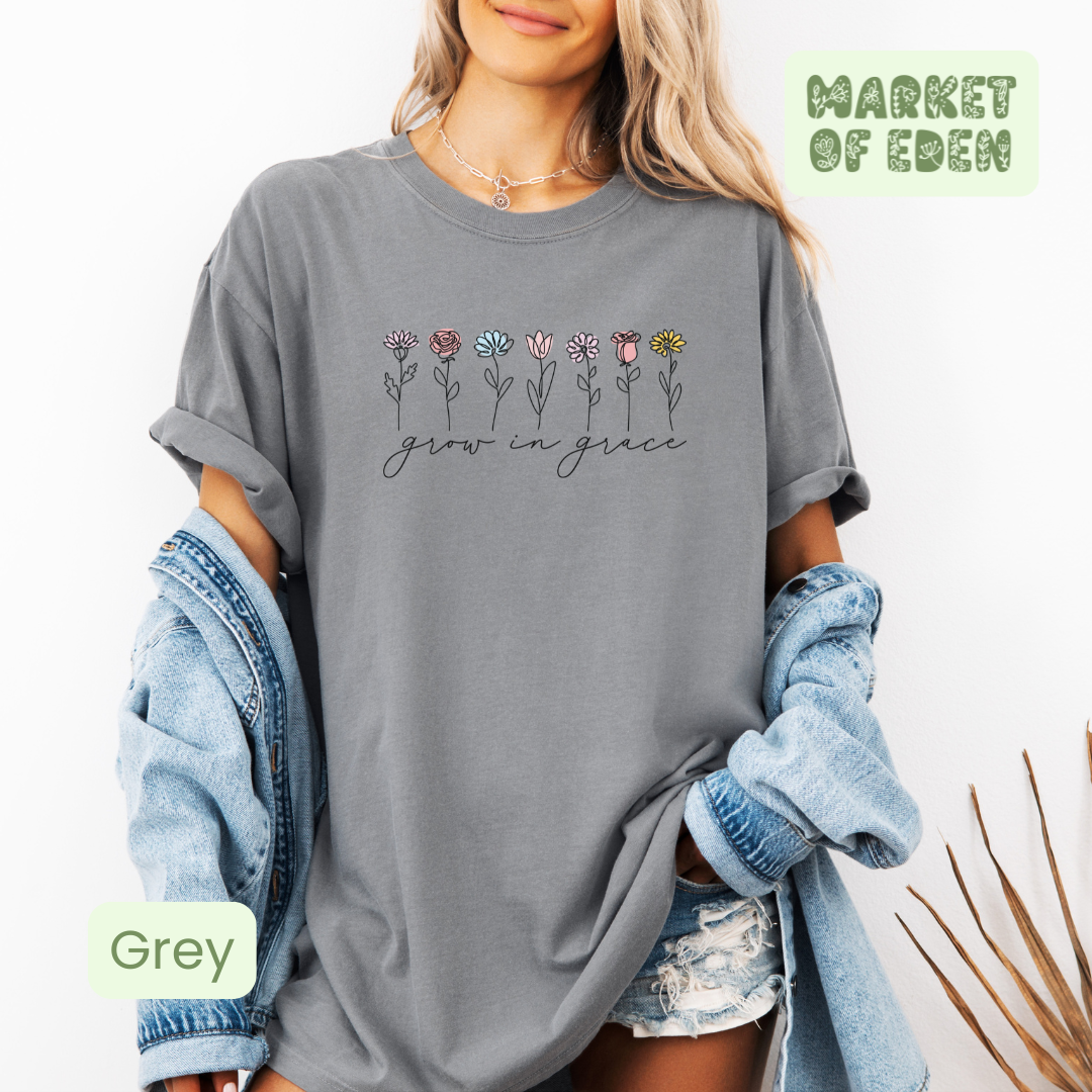 Grow in grace Short Sleeve Tee