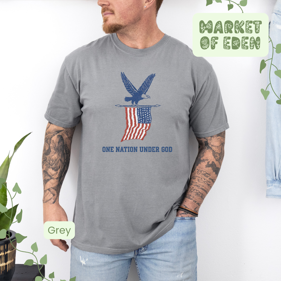 One Nation Under God Short Sleeve Tee