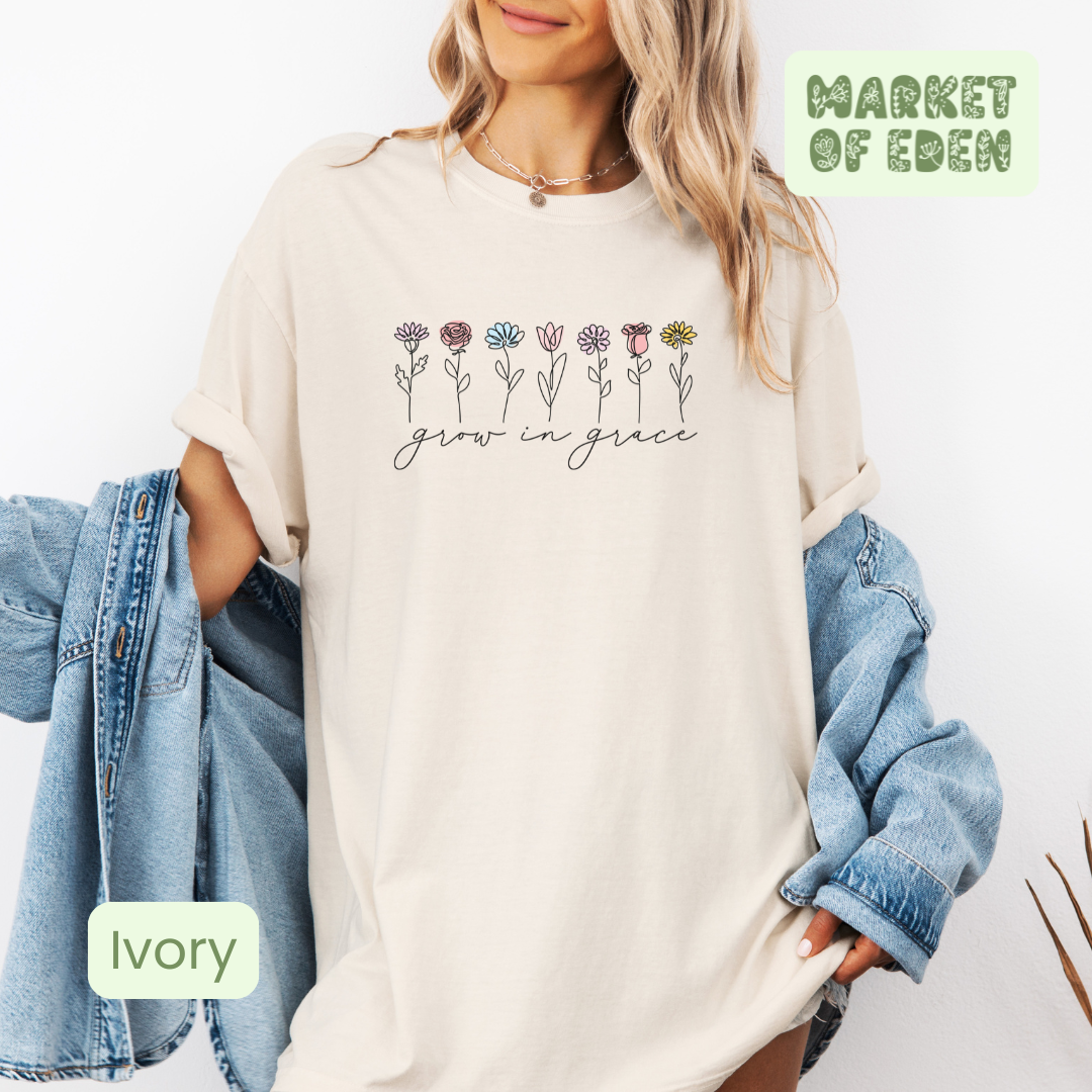 Grow in grace Short Sleeve Tee