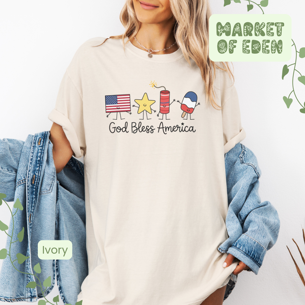 God Bless America Short Sleeve Tee