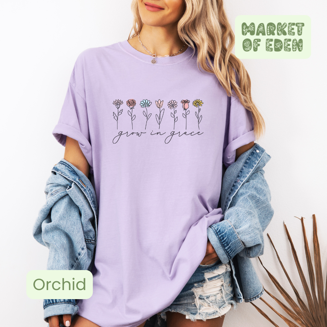 Grow in grace Short Sleeve Tee