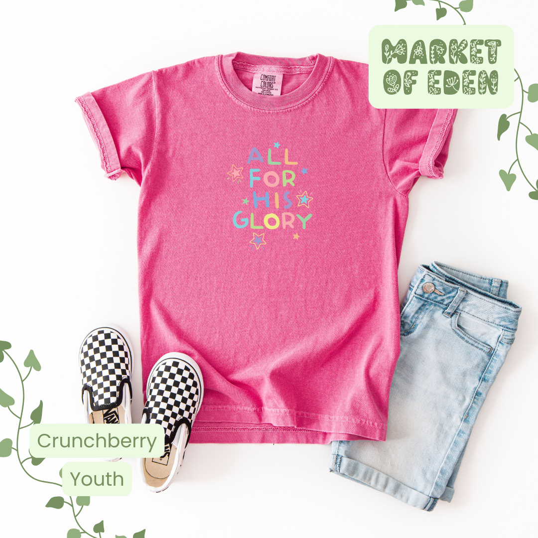 All For His Glory Youth Tee