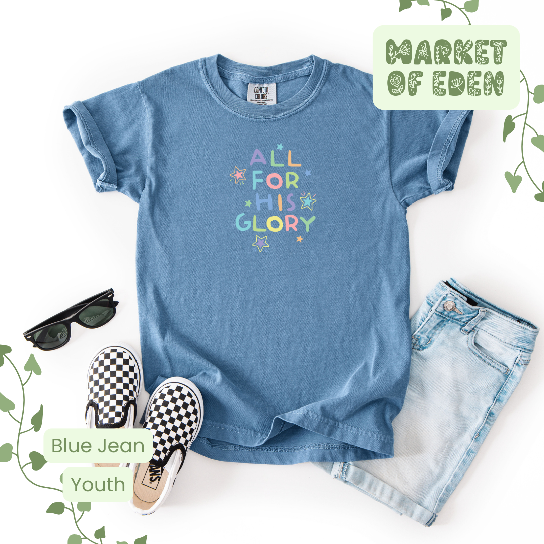 All For His Glory Youth Tee