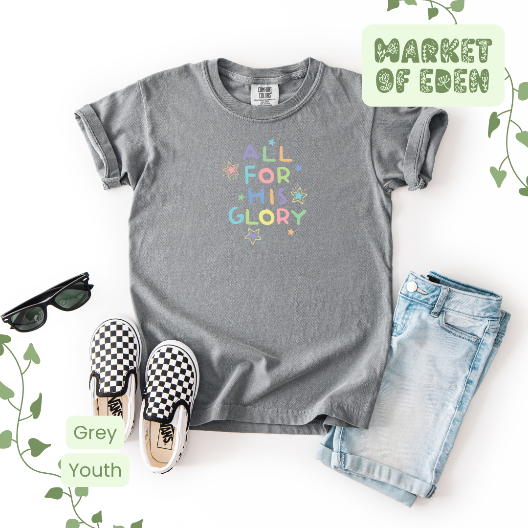 All For His Glory Youth Tee