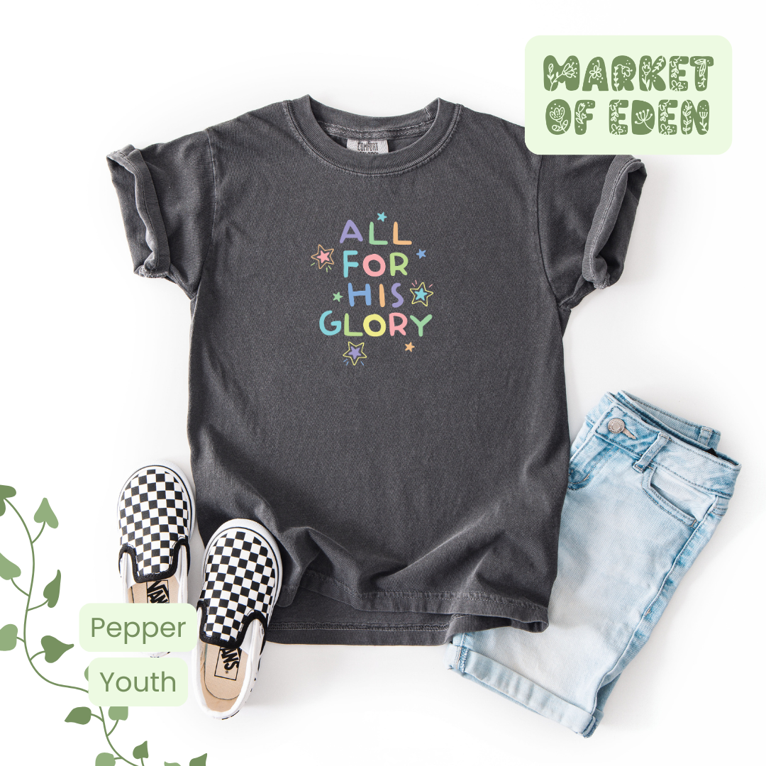 All For His Glory Youth Tee
