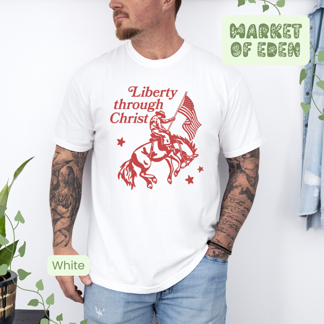 Liberty Through Christ Short Sleeve Tee