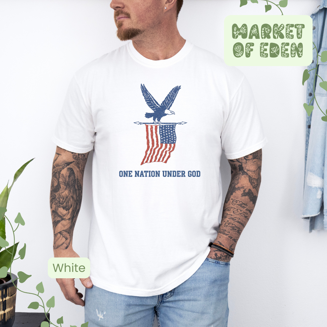 One Nation Under God Short Sleeve Tee