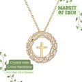 Halo Cross Necklace