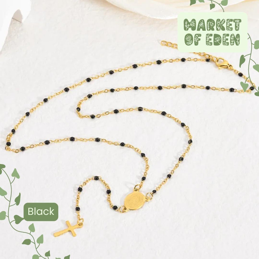 Mini Rosary Necklace