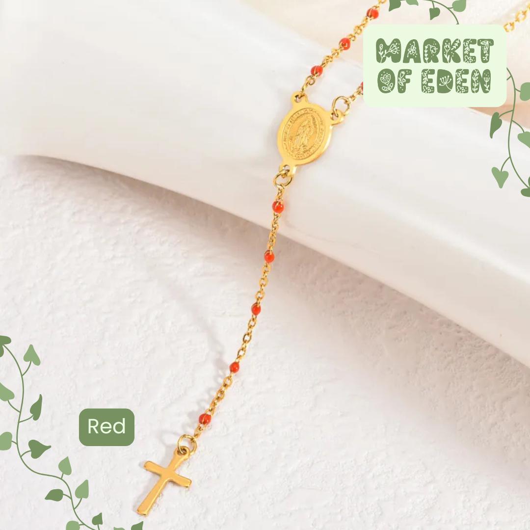 Mini Rosary Necklace