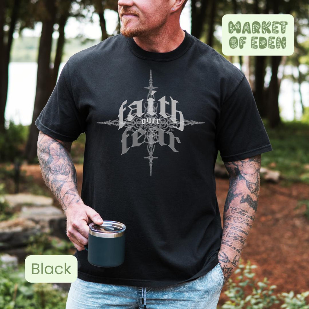 Faith Over Fear Christian Short Sleeve Tee