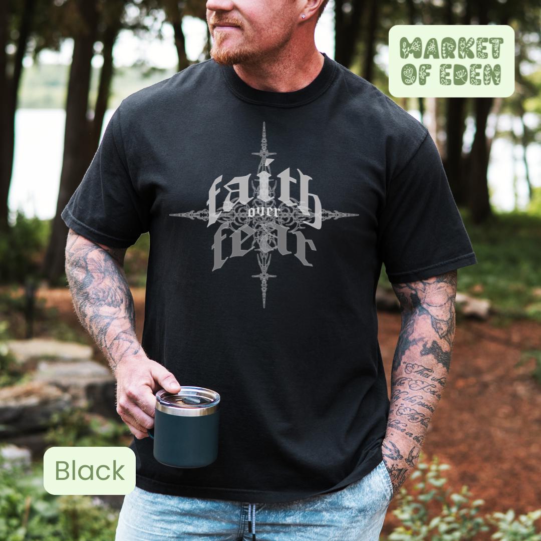 Faith Over Fear Christian Short Sleeve Tee