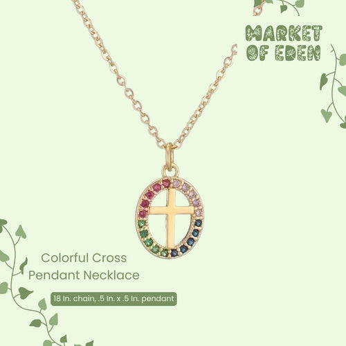 Colorful Dainty Pendant Necklace