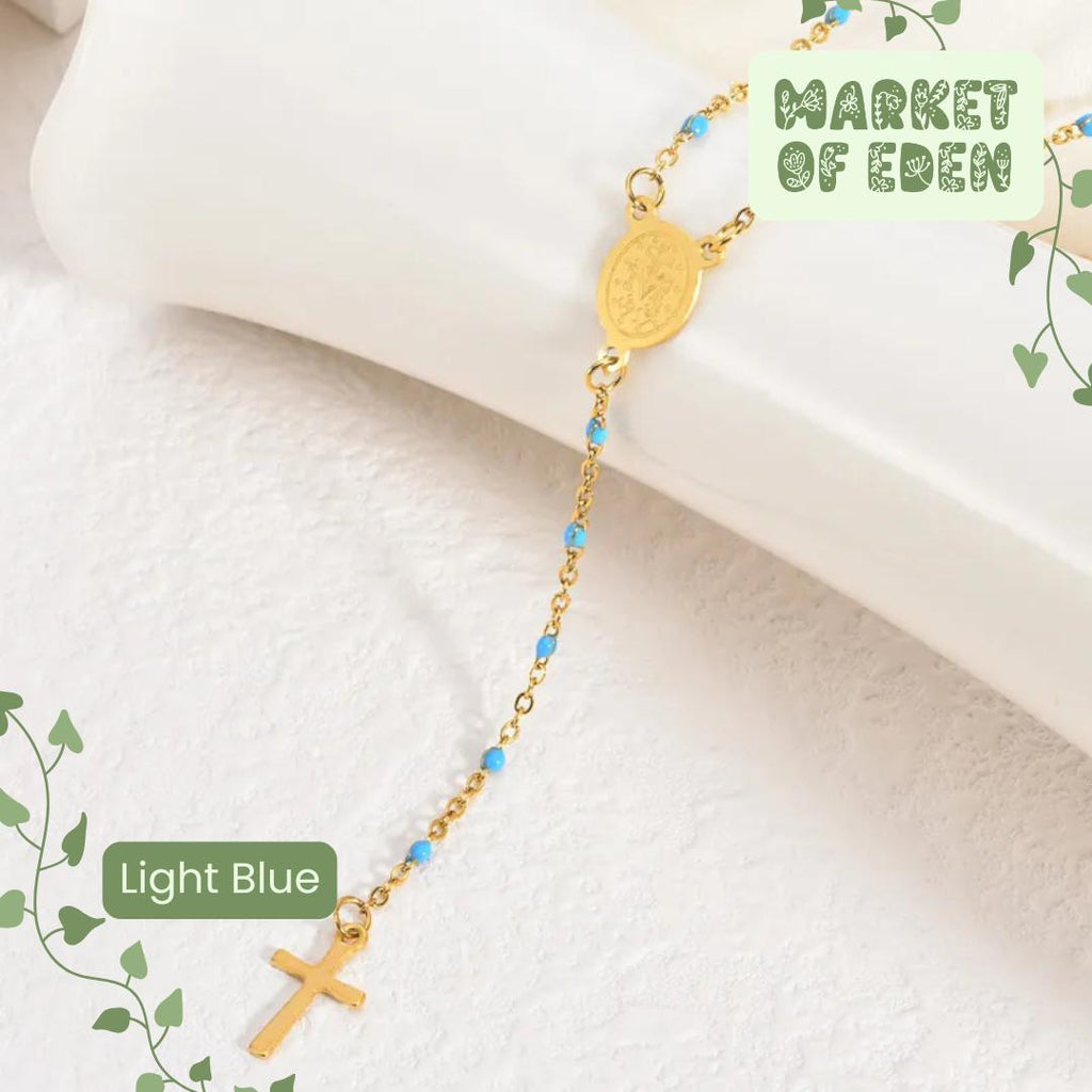 Mini Rosary Necklace